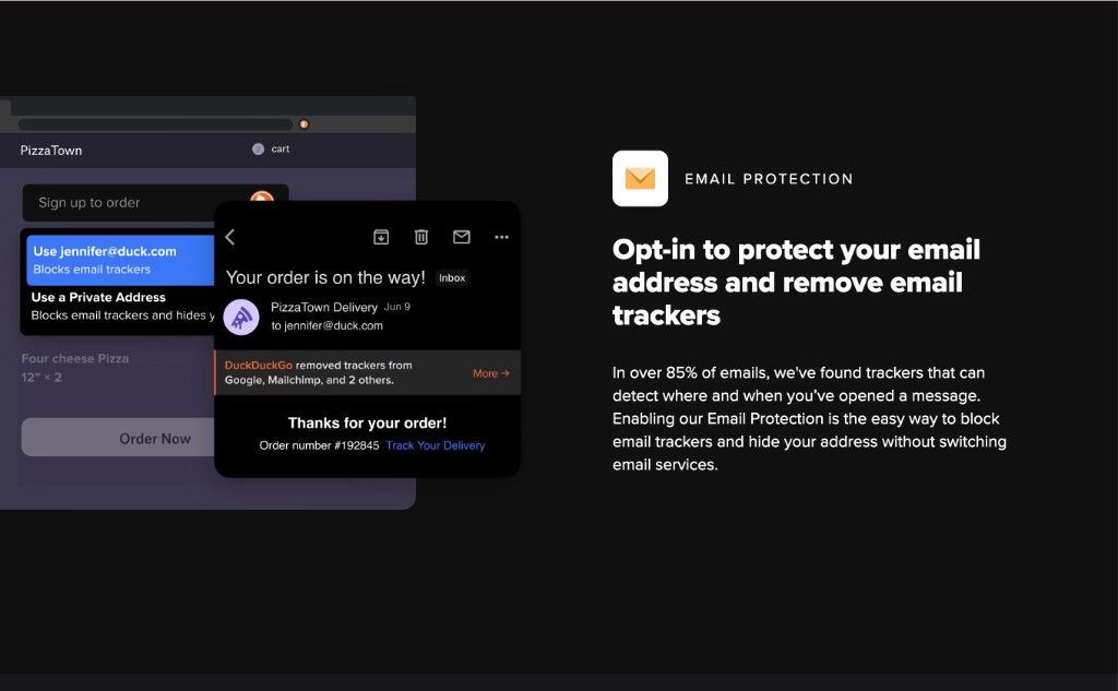 DuckDuckGo Email Protection: block trackers and hide your address without switching email providers
